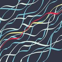 abstract background with waves vector