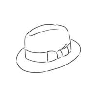 bosquejo del vector del sombrero