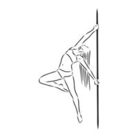 striptease vector sketch