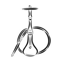 hookah vector sketch