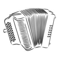 accordion vector sketch