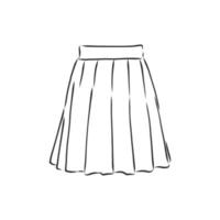 skirt vector sketch