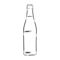 bosquejo del vector de la botella