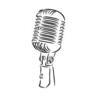 microphone vector sketch