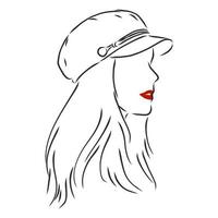 hat vector sketch