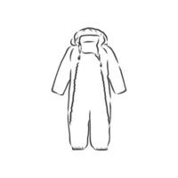 children's jumpsuit vector sketch