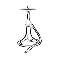 hookah vector sketch