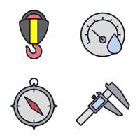 measuring set icon symbol template for graphic and web design collection logo vector illustration