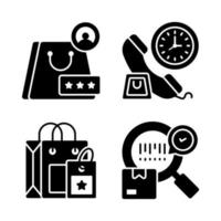 Shopping and E-commerce, Simple vector illustration.