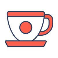 tea cup Finance Related Vector Line Icon. Editable Stroke Pixel Perfect.