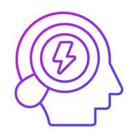 brain training Finance Related Vector Line Icon. Editable Stroke Pixel Perfect.