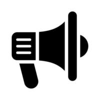 megaphone Finance Related Vector Line Icon. Editable Stroke Pixel Perfect.