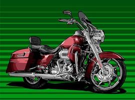 cruiser motorbike vector template
