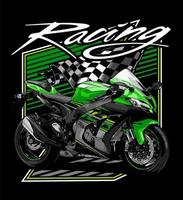 sport motorbike racing vector