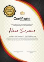 certificate template with luxury pattern,diploma,Vector illustration vector