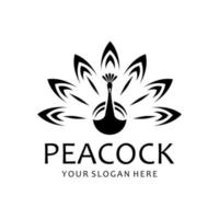 peacock logo vector