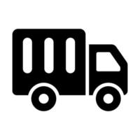 delivery truck Finance Related Vector Line Icon. Editable Stroke Pixel Perfect.