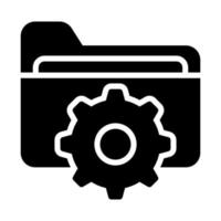 folder management Finance Related Vector Line Icon. Editable Stroke Pixel Perfect.