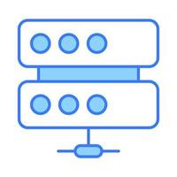 database Finance Related Vector Line Icon. Editable Stroke Pixel Perfect.