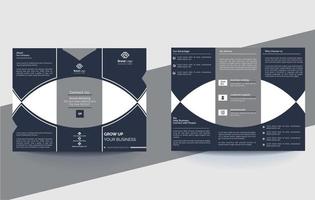 Corporate Trifold Brochure Design vector