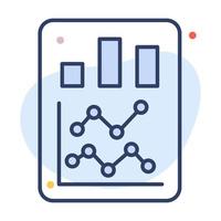 report Finance Related Vector Line Icon. Editable Stroke Pixel Perfect.