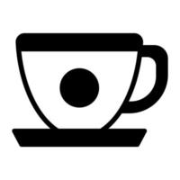 tea cup Finance Related Vector Line Icon. Editable Stroke Pixel Perfect.