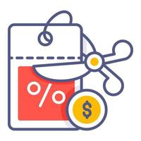 cut price Modern concepts design, vector illustration