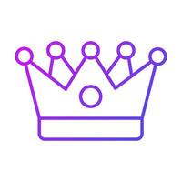 crown Finance Related Vector Line Icon. Editable Stroke Pixel Perfect.
