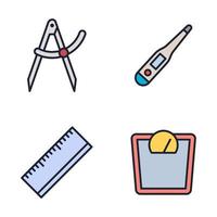 measuring set icon symbol template for graphic and web design collection logo vector illustration