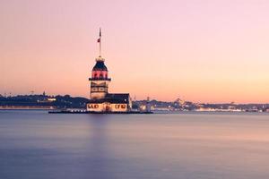 Maidens Tower in Istanbul, Turkey photo