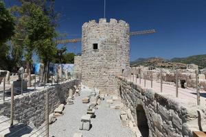 Tower in Bodrum Castle, Mugla, Turkey photo