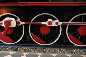 ruedas de locomotora foto