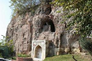 Wall of Hippodrome of Constantinple, Istanbul, Turkey photo