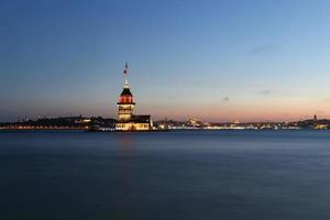 Maidens Tower in Istanbul, Turkey photo