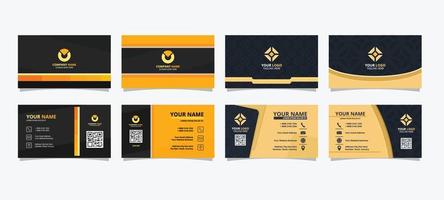 Formal Office Business Card Template vector