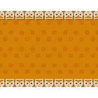 Owl with frame for banner, poster, and greeting card vector