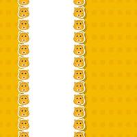 Leopard with frame for banner, poster, and greeting card vector