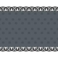 Skunk with frame for banner, poster, and greeting card vector