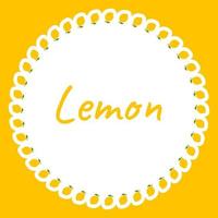 Border with Lemon for banner, poster, and greeting card vector