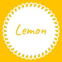 Border with Lemon for banner, poster, and greeting card vector