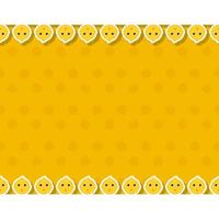 Chicken with frame for banner, poster, and greeting card vector