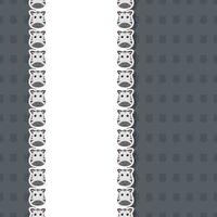 Zebra with frame for banner, poster, and greeting card vector