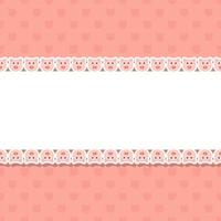 Pig with frame for banner, poster, and greeting card vector