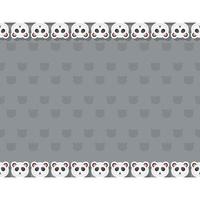 Panda with frame for banner, poster, and greeting card vector