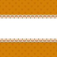 Monkey with frame for banner, poster, and greeting card vector