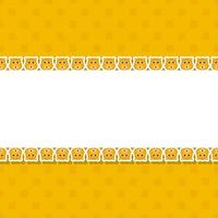 Leopard with frame for banner, poster, and greeting card vector