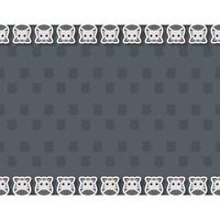 Zebra with frame for banner, poster, and greeting card vector