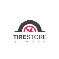 Tires Store Logo Design Template vector