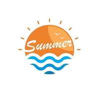 Hello Summer Vector Illustration