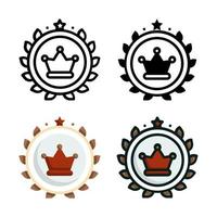 All Inclusive Icon Set Style Collection vector